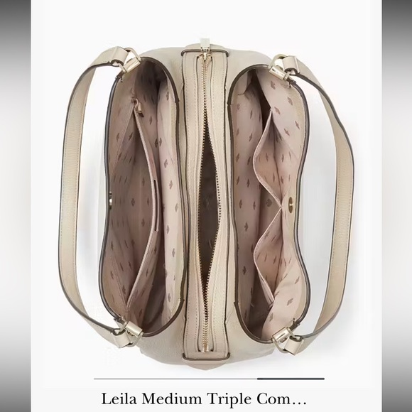 Kate Spade White and Tan Shoulder Bag - Picture 3 of 12